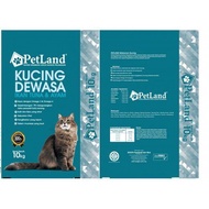 REPACK 1kg PetLand Cat Food🐈‍⬛Makanan Kucing Biru/Purple