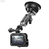 Car Suction Cup Phone Action Camera Holder 1/4 Inch Vehicle Windshield Holder 360 Adjustable for Ins