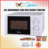 MIDEA 20L Microwave Oven With Defrost Function MM720CGE-WH