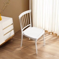 Windsor Stool Stackable Chair Plastic Backrest Dining Table Dining Chair Stool Rental Room Restauran