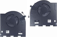 Fleshy Leaf CPU+GPU Cooling Fan Replacement for Dell Alienware M17 R3 R4 P45E Fan DC28000ROSL EG5006