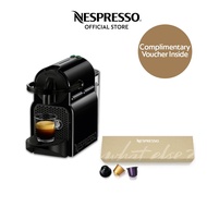 Nespresso® Inissia Black Coffee Machine with Nespresso Coffee Capsules