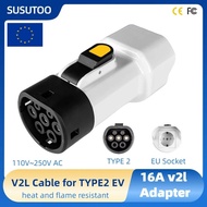 V2l Discharger Schuko Plug V2l Jenis Beban Kenderaan 2 Sokongan Mg Byd Kia Discharge Type2 Car Disch