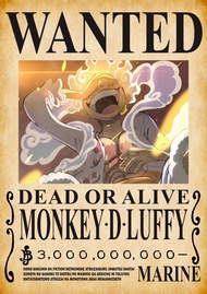 Ecer Poster Bounty Terbaru (After Wanokuni) Anime Manga One Piece Mugiwara Crew Luffy Si Topi Jerami