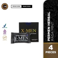 X Men Permen Ginseng 1 Box BPOM - Permen Kesehatan Pria X-Men | Permen Stamina XMen untuk Vitalitas 
