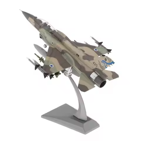 1:72/1:100 Aircraft Plane Model F-16I F16D Fighting Falcon Diecast Metal Planes Stands Playset Airpl