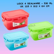 GREEN LEAF 7207 Sealware Lock 4 Lunch Box/ Lunch Box and Snack Storage