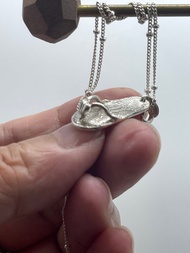 夏天的人字拖B款純銀項鍊
