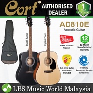 Cort AD810E Dreadnought Spruce Top Acoustic Guitar with Pickup Open Pore (AD 810E)
