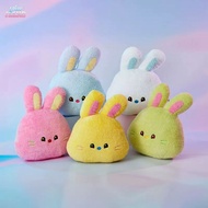 HIJAU New jeans x line friends Bunini BIG face plush ready white green yellow pinkbiru