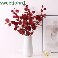 SWEETJOHN Autumn Artificial Plant, Fake Silk Flowers Faux Leaves, Multicolor Soft DIY Artificial Simulated Silk Flowers Living Room