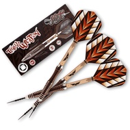 Shot Darts Steel Tip, Tribal Weapon Savage (23g/ 25g), 90% Tungsten Barrels, Front Weighted with Pre