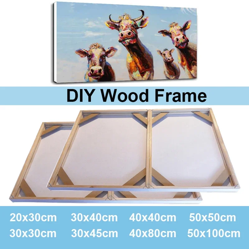 DIY Wooden Frame 30x45cm 40x80cm 50x100cm Decorative Painting Frame Poster Photo Frame Modern Home D