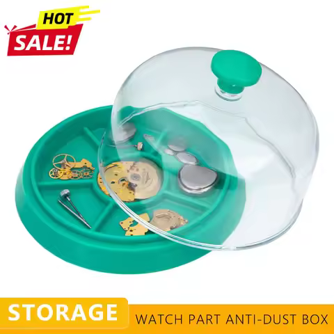 HOT Watch Parts Holder Tray Watch Movement Dust Cover Tray Parts Watchmakers Moistureproof Anti-dust