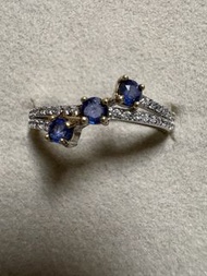 $330❌👉$230 斯里蘭卡 藍寶石s925通體純銀戒指 Sri Lankan Sapphire Sterling silver ring,rings,bracelet,bracelets,earr