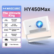 Magcubic HY450Max Projector 1100 ANSI 1080P Native 8K Support Android 14 Auto Focus WiFi 6 Smart Hom