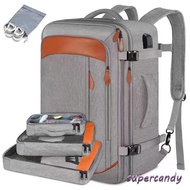 50L Waterproof Travel Backpack - Separate Shoe   Laptop Compartment