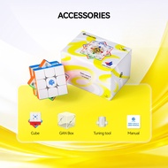 GAN356 i Carry 4 Smart Cube 3x3 Speed ​​Cube Frosted Version การติดตามอัจฉริยะ Timing การเคลื่อนไหวข