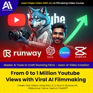 Video Course - AI Filmmaker Academy - AI Influencer Masterclass |  Ai Make Video | Make Video With A