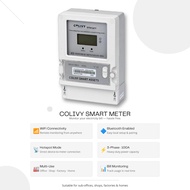 100A⚡️3 Phase Smart WiFi + Bluetooth Energy Meter Prepaid Postpaid kWh Meter Remote Control App Moni