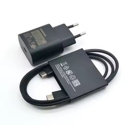 Samsung 25W PD Charger Super Fast Charge Adapter Type C Cable For Galaxy Z Flip Fold 6 5 4 3 2 S20 S