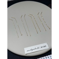 18k金耳线(AU750钢印） 750Gold 18K Chain Threader Earrings (AU750 Stamp)