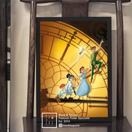 Peter Pan (1953) - PREMIUM POSTER + Fiber Frame 42x60cm