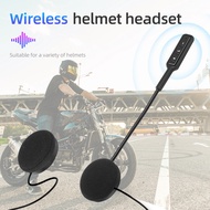 Motorcycle Helmet Headset Bluetooth 5.0 Wireless Waterproof Anti-Jamming support Auto Call Stereo Mic Voice Control