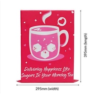 50pcs Flyer  Pos Laju J&T DHL Pink Flyer Courier Bag with Pocket