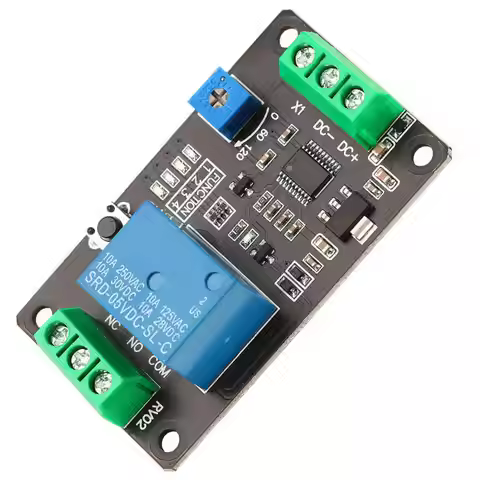 DC 5V/12V/24V Delay Timer Relay Self Locking Delay On Off Time Switch Super 555 Timer