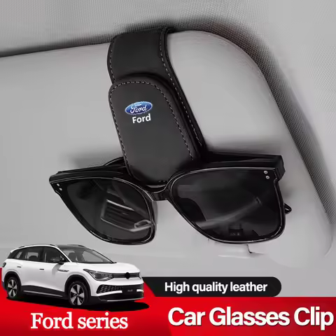 Car Sun Visor Glasses Clip Ticket Card Storage Clamp For Ford Fiesta Mondeo Fusion Explorer Escape S