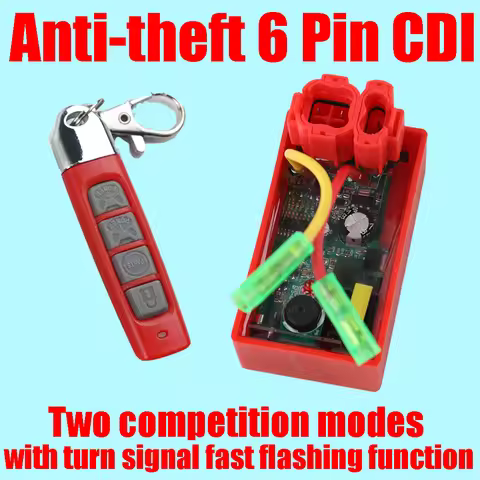 For SKUA150 CRF230 CS125 DM200 GY200 YABEN50 XR250R Dialin Anti-theft 6 Pin CDI Racing Ignition With