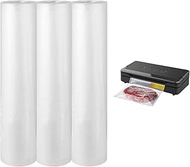 3 Packs Vacuum Sealer Bags (Rolls) Compatible with Anova Culinary Precision Vacuum Sealer, Commercia