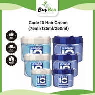 Code 10 Hair Cream Anti Dandruff / Moisturizing / Non-Sticky 75ml / 125ml / 250ml