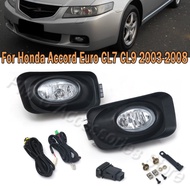 Good Fog Light Front Bumper Foglamp Upgrade Kit Additional Foglight Wires Switch Set For Honda Accor