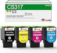 CS317 Toner Cartridges High Yield Replacement for Lexmark CS317 CS317dn CX317 CX317dn CS417 CS417dn 