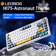 LEOBOG HI75 75% All Aluminium Gaming Keyboard 81 keys Full Hot-Swap Wired All Keyboard with knob Bar