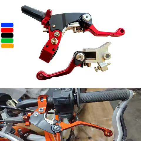 Racing Folding 360° Clutch Brake Lever with Anti-Drop Ergonomic Design For CRF YZF BOSUER M2 M4 M5 M