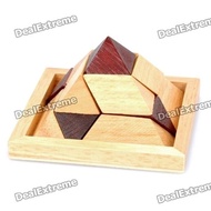 Educational Wooden Pyramid Puzzle Toy