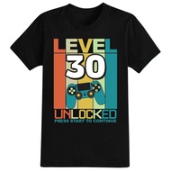 Men'S 30Th 40Th 50Th 60Th 70Th 80Th 2023 Birthday T-Shirt Level Unlocked Gift