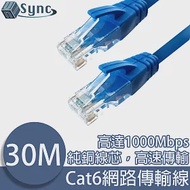 UniSync Cat6超高速乙太網路傳輸線 30M