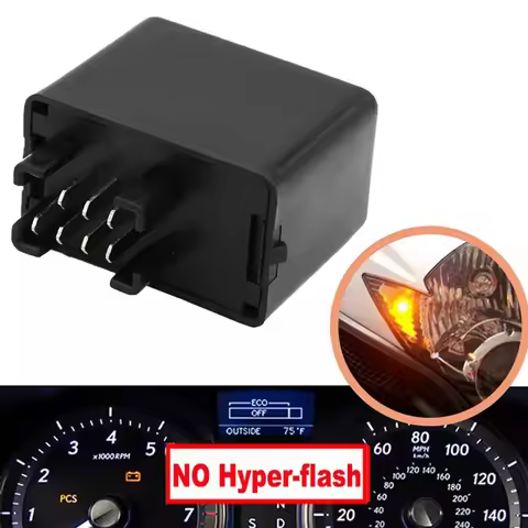 For Suzuki GSXR SV DL Light Turn Signal Flash Controller 7 Pin LED Flasher Relay 38610-03F00, 38610-