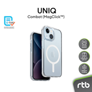 UNIQ เคสสำหรับ iPhone 15/15 Pro/15 Pro Max รุ่น Combat (MagClick™ Magnetic Charging Compatible)