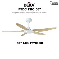 DEKA F5DC / F5DCL PRO ( 46inch / 56inch ) DC Motor Ceiling Fan With Remote (Modern Design / Silent /