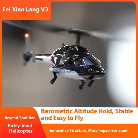 New Esky 150bl 5-Channel 6 Axes Little Flying Wolf V3 Mini Remote Control Simulator Helicopter Comba
