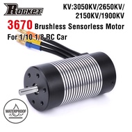 Rocket 3670 Waterproof Brushless Sensorless Motor 3050KV 2650KV 2150KV 1900KV for 1/8 1/10 RC Car
