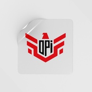OPI OOPI Esports White Waterproof Sticker