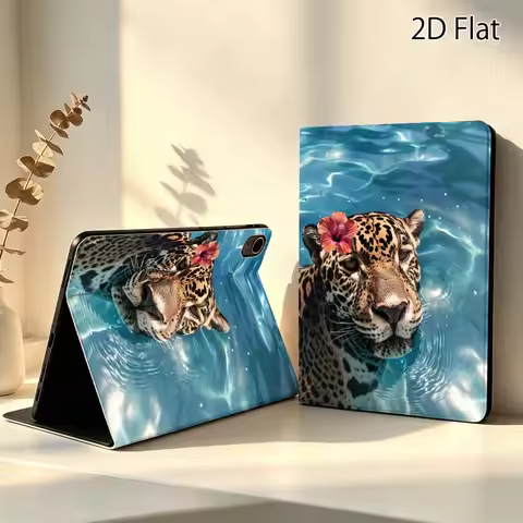 Swimming Leopard Head For Huawei MediaPad MatePad Pro Air 10.8 T5 T10S M3 M6 M5 C5e SE 11 11.5 Inch 