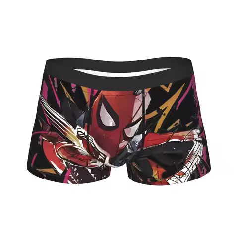 Humor Boxer Spider Punk Spider Man Shorts Panties Briefs Man Underwear Across the Spider-Verse Under