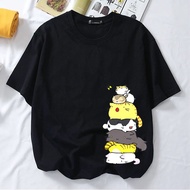 CAT KUCING xs-3xl tshirt woman t shirt women cotton tshirt men t shirt baju perempuan lelaki oversiz